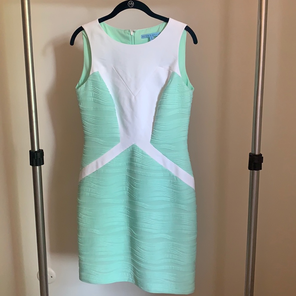 Antonio Melani Mint/White Dress